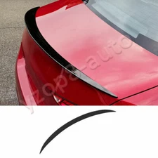 For Benz C-Class 22-23 ABS Black AMG-Style Rear Spoiler Tail Trunk Lip Wing Bar