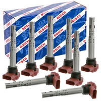 8X Bosch 0221604800 ZüNdspule FüR Audi A6 (C7) A8 (4H) R8 4.2 FSI 06E905115E VW