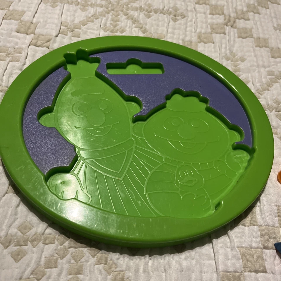 Vtg Sesame Street Puzzle Fun Plastic Bert & Ernie Baby Rubber Duckie 2000 Mattel - Image 4 of 4