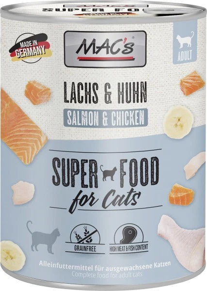 Macs Cat Lachs & Hühnchen 800 g  Katzenfutter