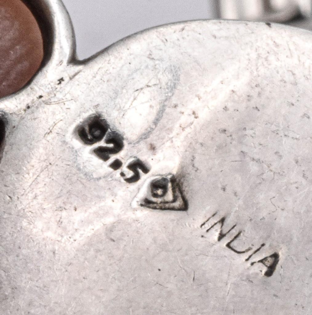 Authentic Signed Sterling Silver SIPADA Oval embo… - image 4