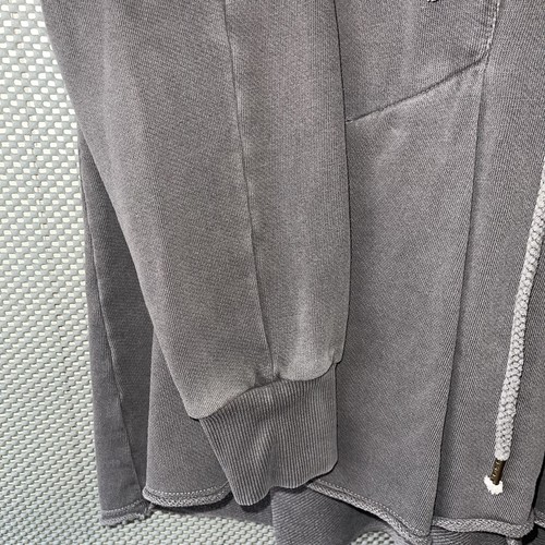 Pilcro Anthropologie Flynn Pleated Gray Hooded Swing Style Sweatshirt Size Small - Picture 4 of 11