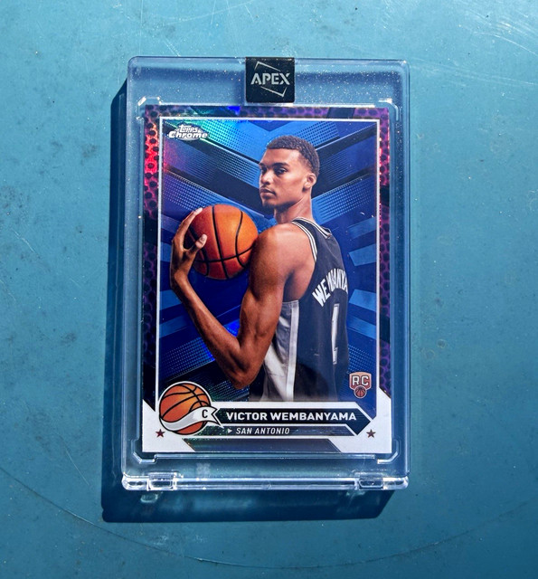 Victor Wembanyama 2023-24 Topps Chrome #1 Pink Refractor RC Rookie Spurs -MINT