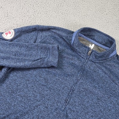 Johnnie-O Men's Derek Piqué Performance Quarter-Zip – Saint Bernard
