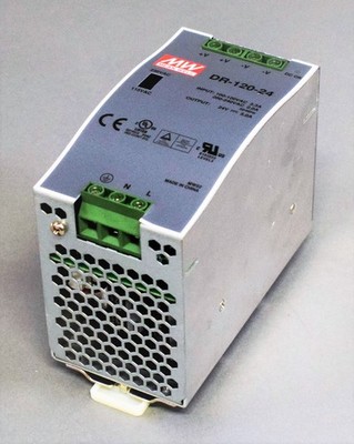 USED MEAN WELL  DR-120-24  [24 MONTHS WARRANTY]