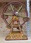 Vintage Rare 1930's J. Chein Tin Litho Hercules Ferris Wheel Wind-Up Toy