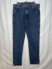 Vintage Wrangler 13MWZ 70 s Blue Denim Jeans Cowboy Cut Made In USA Talon 36x36