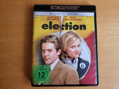 Election - 4K Ultra HD    (Matthew Broderick)   ---2 Blu Rays---    FSK:12