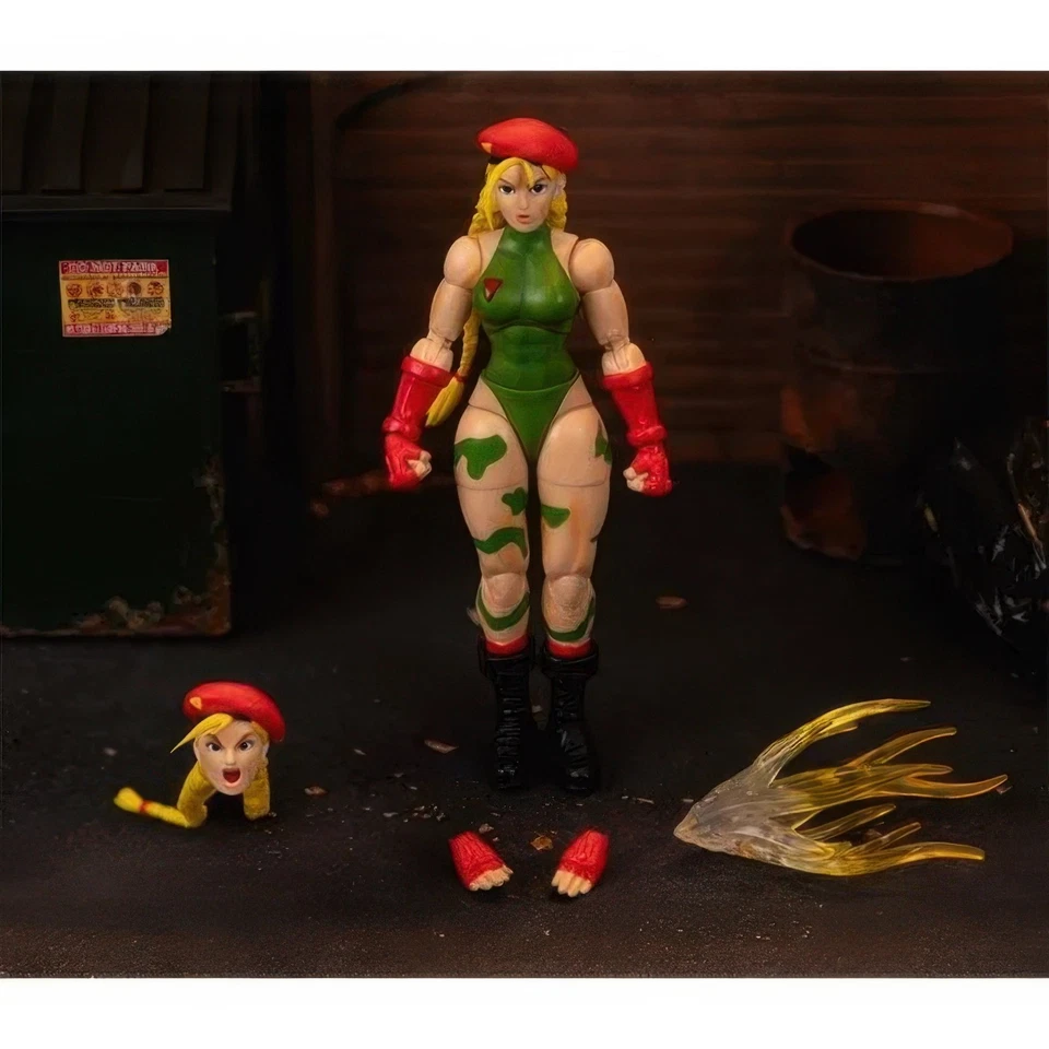 Figura de acción Ultra Street Fighter II Cammy 6 pulgadas Foto 4 de 4