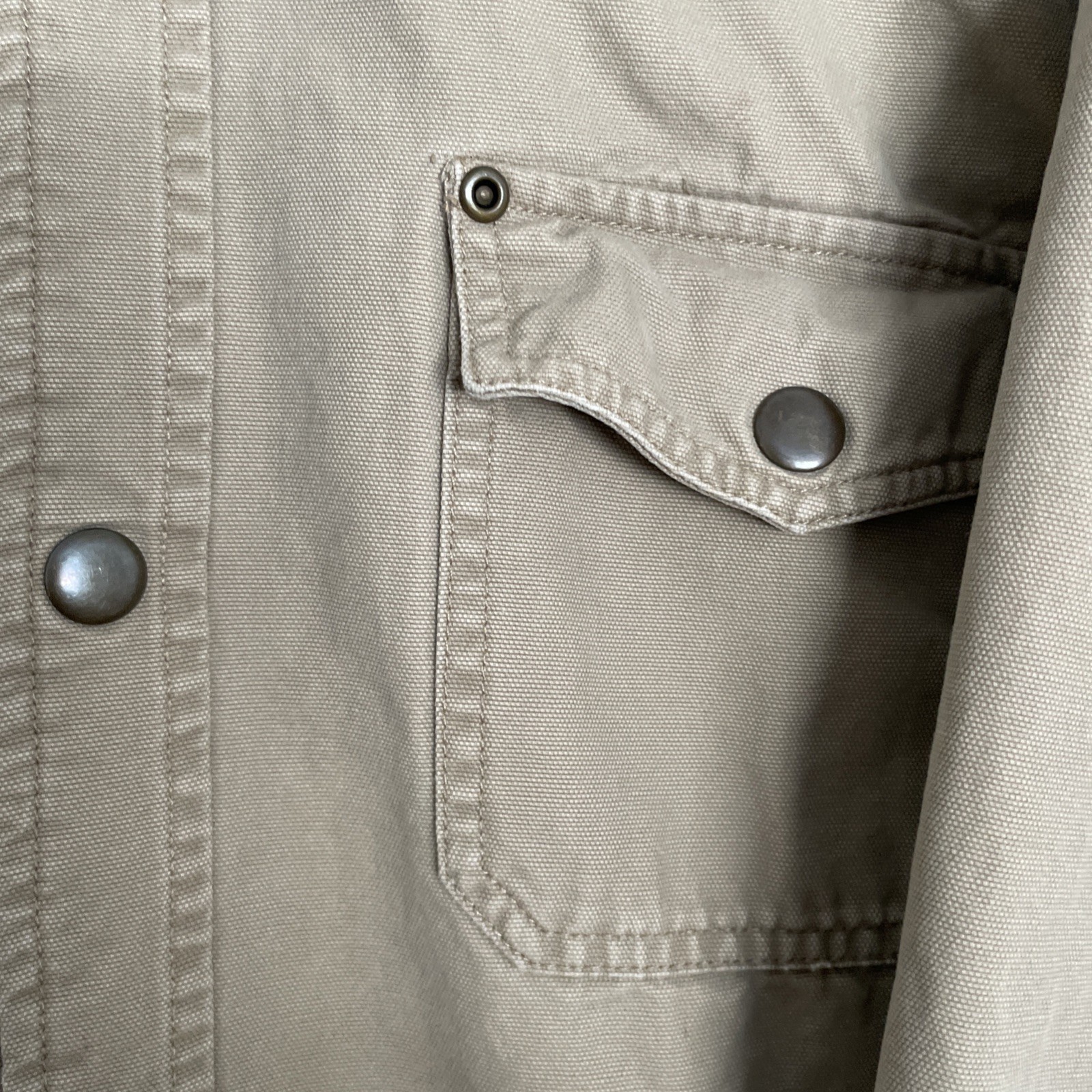 Basic Edition Men's Flannel-Lined Jacket Heavy Ca… - image 4