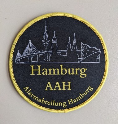 Polizei Hamburg Patch - AAH Gold - Alaremabteilung - BFE SEK MEK