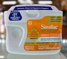 Similac 360 Total Care Sensitive Non-GMO Powder Infant Formula 20.1oz Exp 08/27