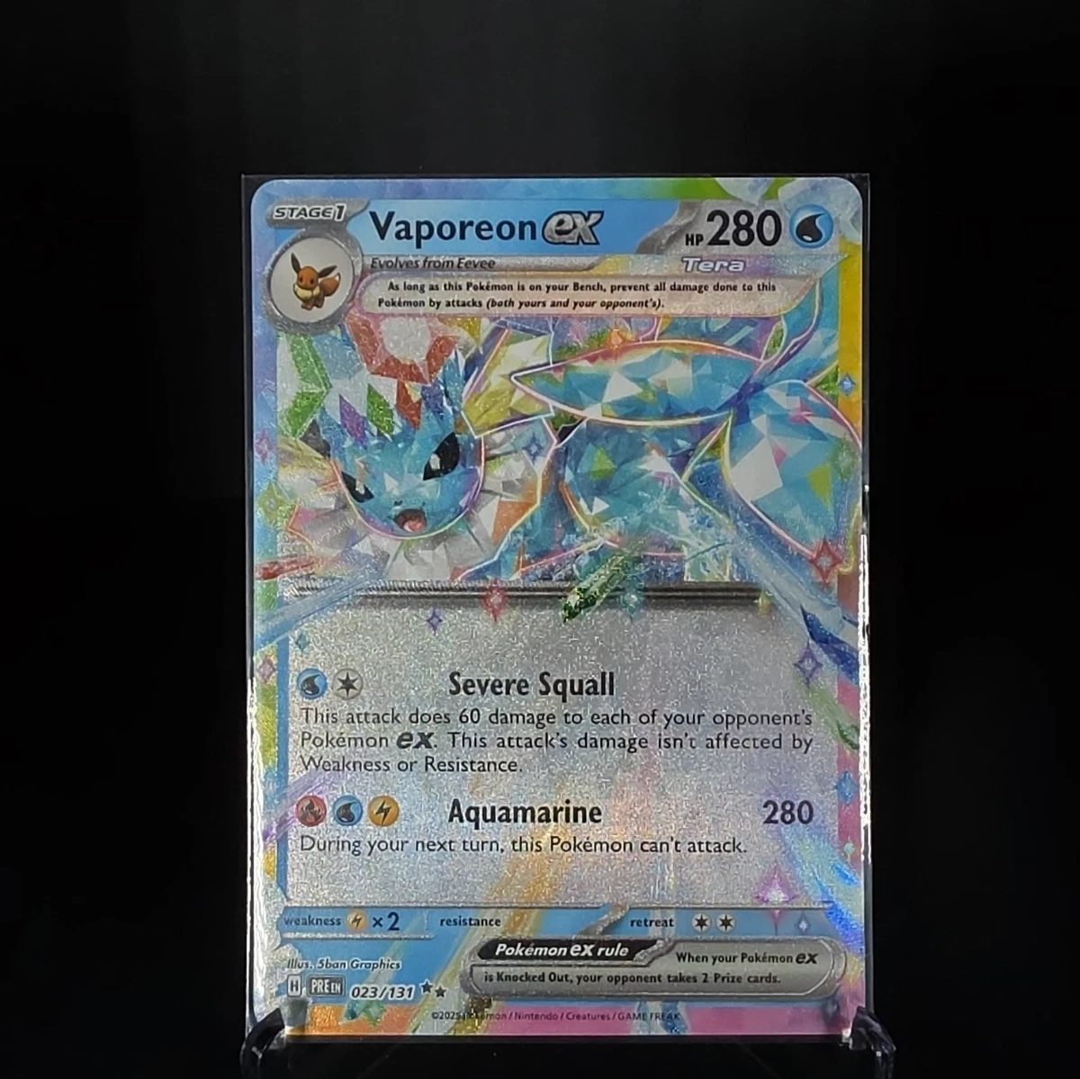 Vaporeon ex Pokémon TCG Cards for sale | eBay