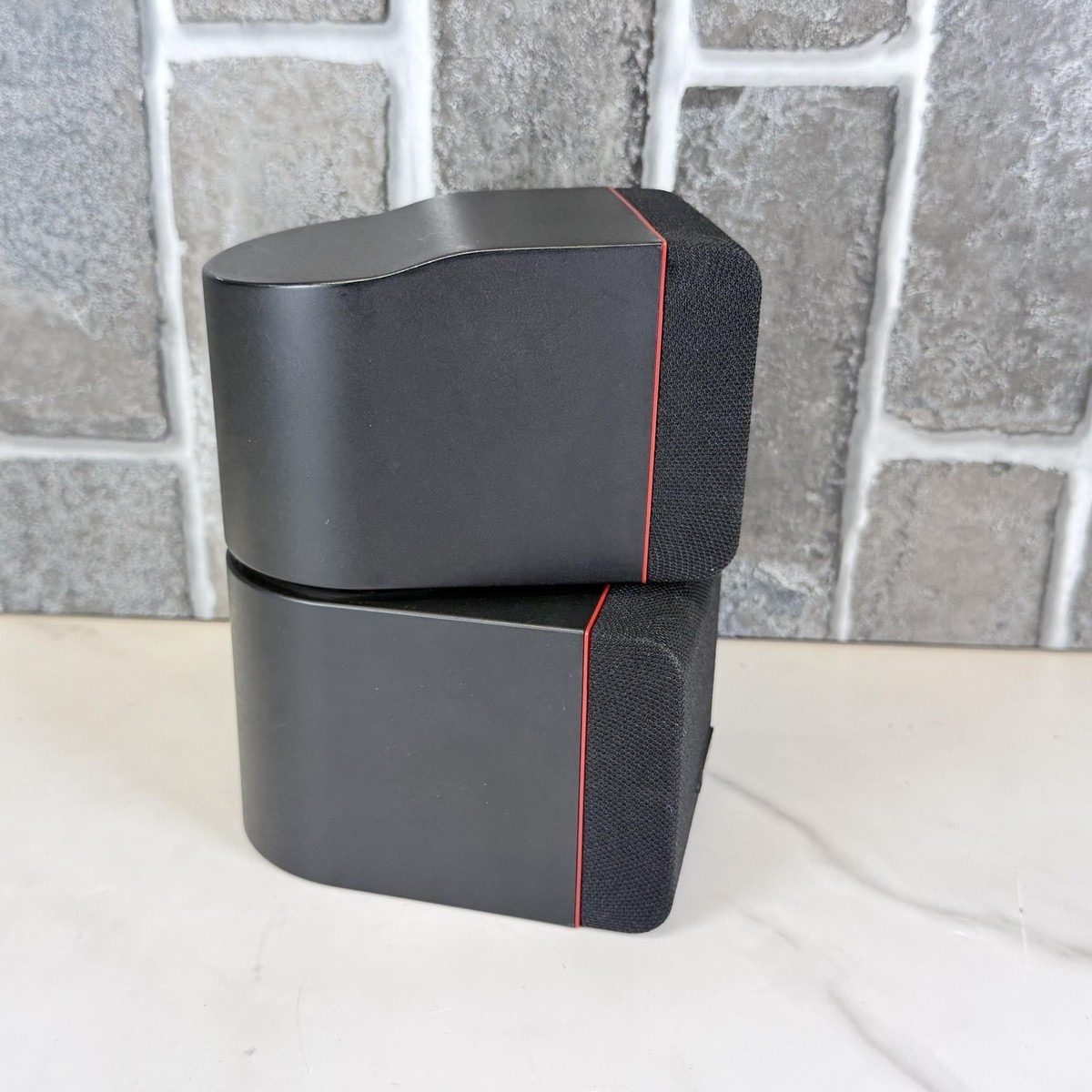 Bose Redline Double Cube Surround Satellite Speakers Wired Black