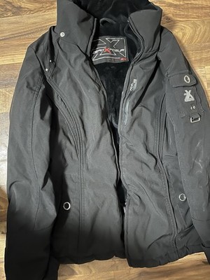ZeroXposur Black Jacket Men's Mid-Length M Zipper Button Pockets Casual