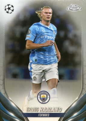 2023 Topps Chrome Sapphire UEFA Club Competitions Erling Haaland