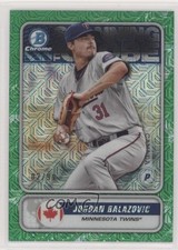 2020 Bowman Mega Box Green Mojo Refractor 2/99 Jordan Balazovic #STG-JB 2u6