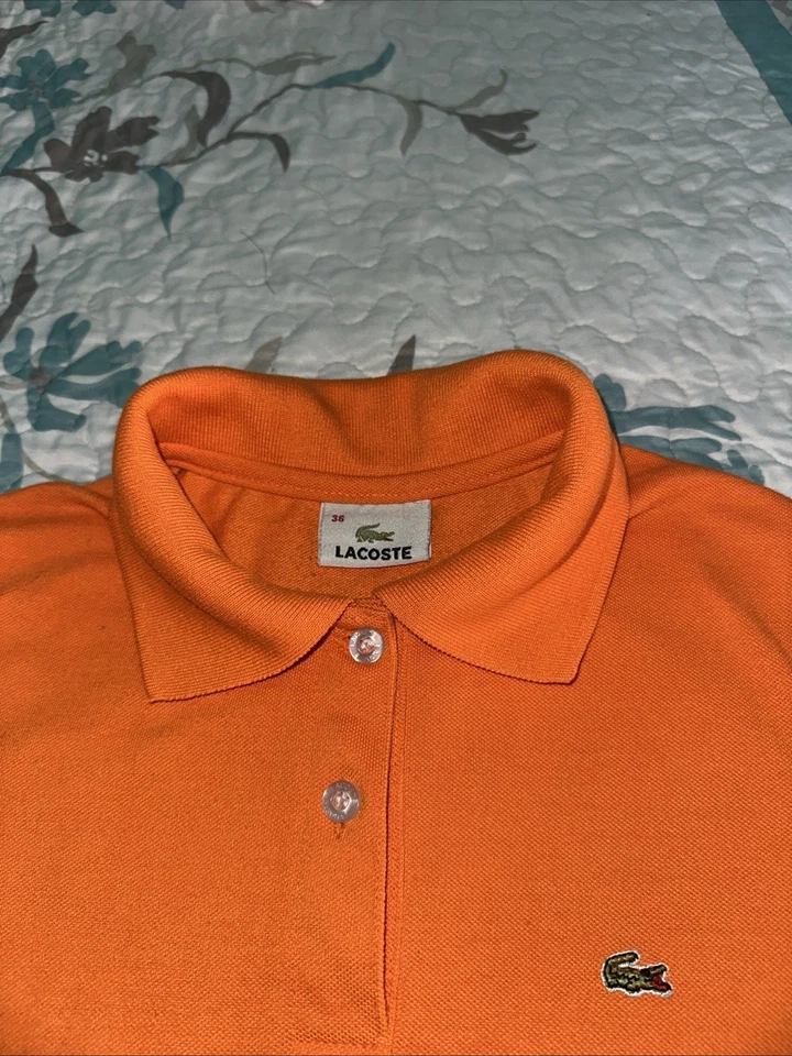 Naranja Lacoste para niños talla 36 Foto 2 de 3