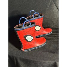 Spider-Man Kids Rain Boots Size 9/10