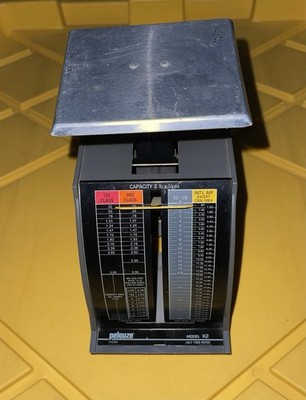 Pelouze Scale Model X2 Non-Digital Mail Postal Scale 1995 Rates Capacity 2lbs