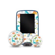 Adesivo Set Adatto A per Freestyle Libre 2+3 Lettore+Sensore R229 Dinos