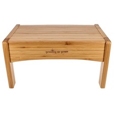 Growing Up Green Bamboo Bathroom Step Stool Kids Using The Toilet  Sink Kids