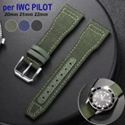 Nylon Watch Strap for IWC PILOT Sport 20mm 21mm 22mm Blue Black Green