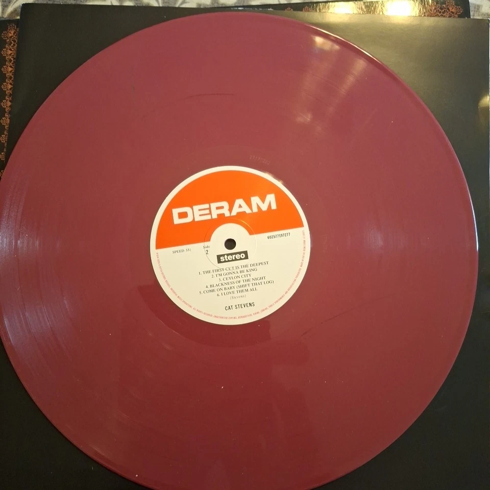 CAT STEVENS "NEW MASTERS" DARK RED REMASTERED VINYL LP 2024 (PLAY TESTED) - Image 4 of 4