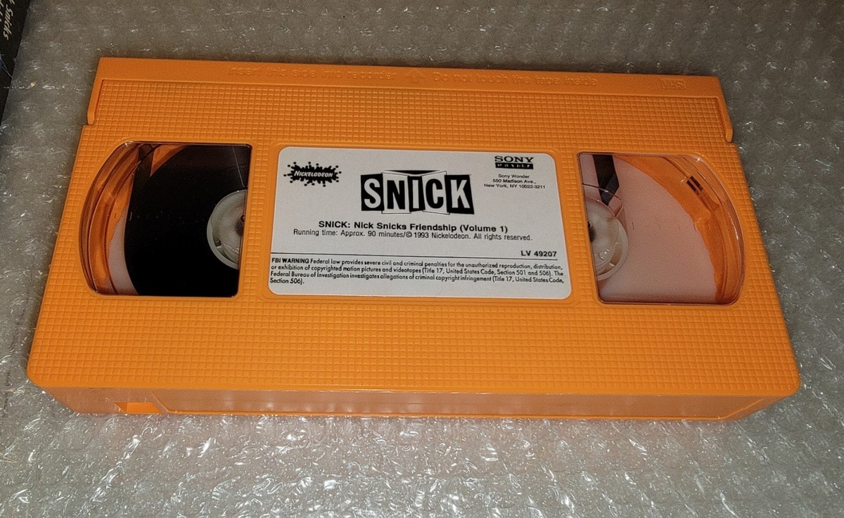 テレビ nicknicknick Nickelodeon Snick - Volume 1 - Nick Snicks Friendship VHS