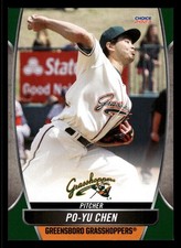 Po-Yu Chen 2023 Choice Greensboro Grasshoppers #06 Greensboro Grasshoppers