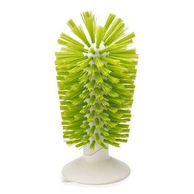 Brush-Up  Brush with Suction Cup Upright Stays in Sink Bristle Scrub Kitchen Bot
