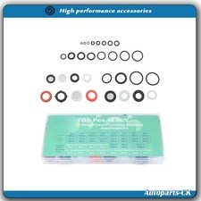705PCS 32Size Sealed Gaskets And O-Rings, 2in1 Rubber Sealing Component Kit