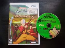 Avatar: The Last Airbender The Burning Earth (Nintendo Wii, 2007) DISK + CASE