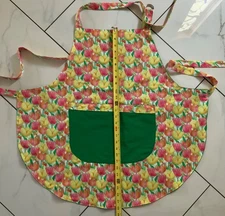 kitchen aprons for women - reversible with pockets on both sides