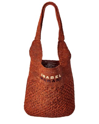 Isabel Marant Praia Medium Raffia Tote Women's Orange