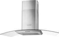 Russell Hobbs RH90GCH92A1SS 90cm Curved Glass Cooker Hood Stainless Steel