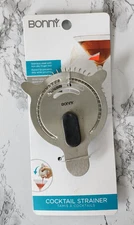 Bonny Professional Stainless Steel Cocktail Strainer Silver Bar Bartender Tool