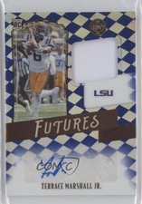 2021 Panini Legacy Futures Sapphire 1/25 Terrace Marshall Jr Patch Auto 5w7