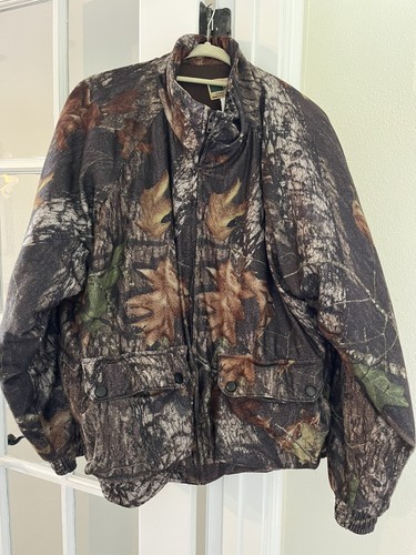 GAME WINNER Mens XL Camo Insulated JACKET Vintage - Picture 1 of 8
