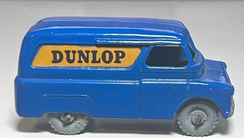 Matchbox Lesney #25 Blue Dunlop Van With Box