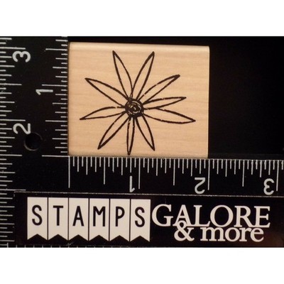 A MUSE NEW RUBBER STAMPS 2-4090E WILD FLOWER GARDEN #T22