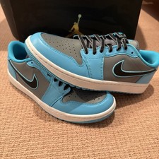 Jordan 1 Low Golf Cool Gris/Negro Gamma Azul Para Hombre 9.5 Totalmente Nuevo En Caja - Raro