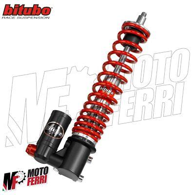 Front Shock Absorber Bitubo Red Gas Can Vespa PX 125 150 200 PE | eBay