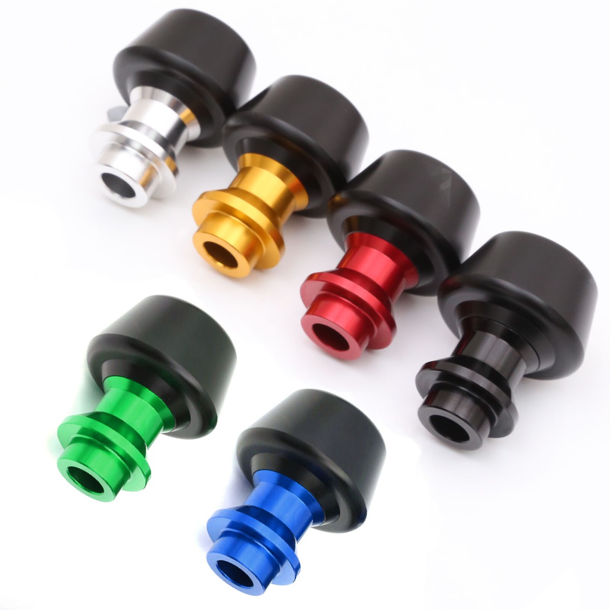 Silver SP01 CNC Racing Swingarm Spools M8 For Kawasaki ZX-6R 636