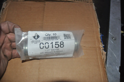 10 Pack Block Division 00158 1.5'' Wire Rope Sheave With Bronze Bushing 525Lb Max
