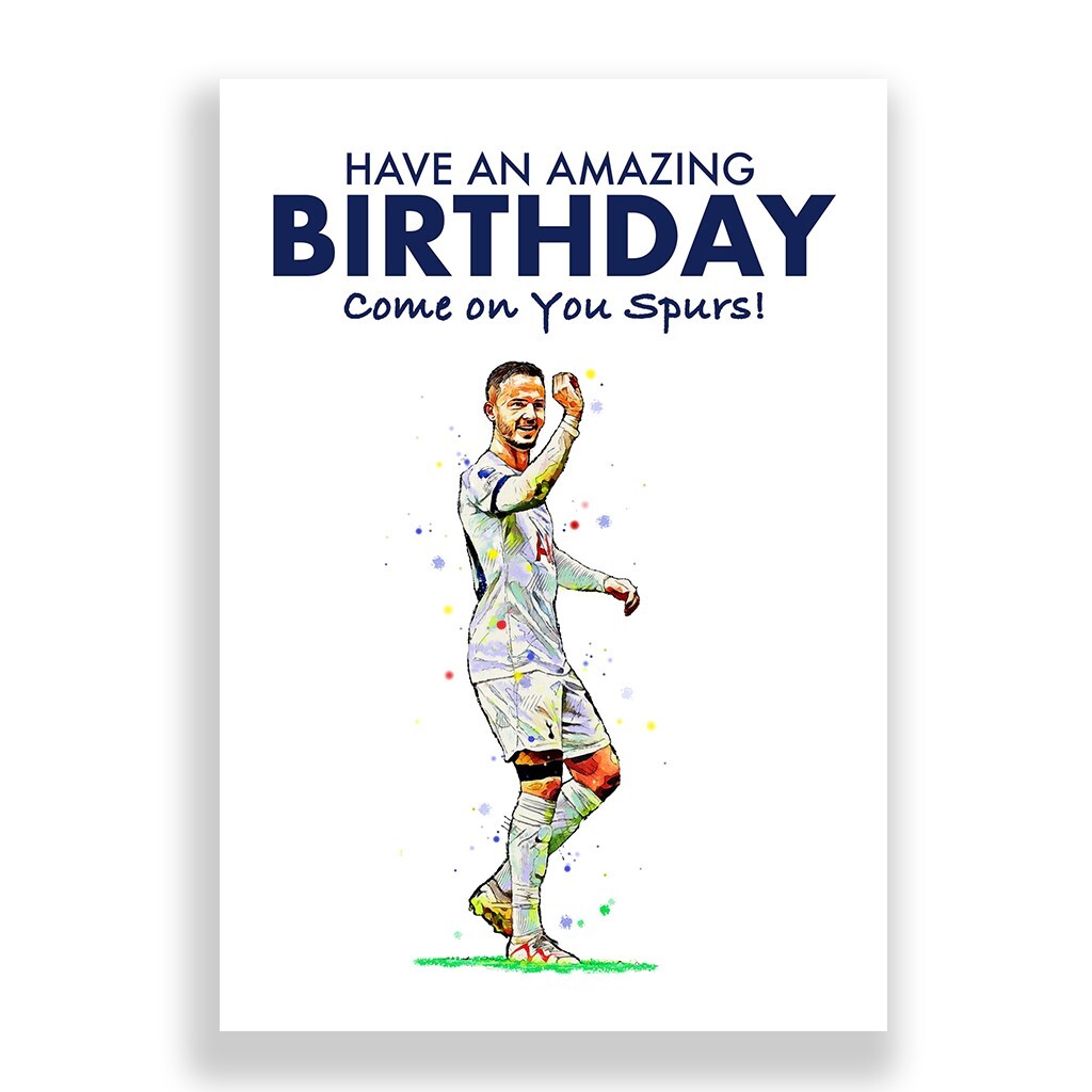 Tottenham Hotspur FC Football Shirt Birthday Card