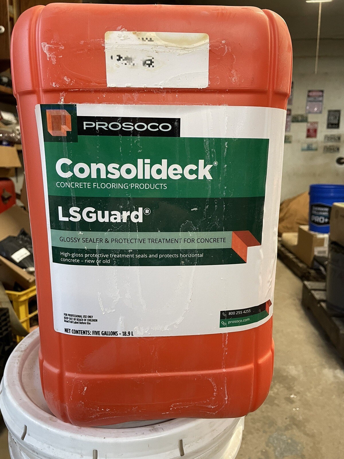 Concrete Sealer Prosoco Consolideck LS Guard (5 gal) eBay