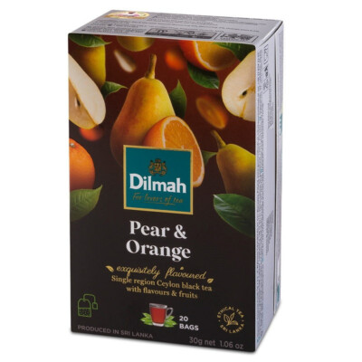 Dilmah Pear and Orange Flavoured Black Tea ? 20 Tea Bags