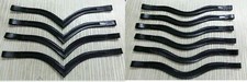 Set 20x1 Padded Bridle English Empty channel Leather Browbands 6MM,8MM  10MM .