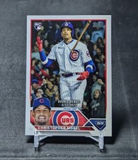 Christopher Morel MLB Debut Rookie RC 2023 Topps Update Card #US163 Chicago Cubs. rookie card picture